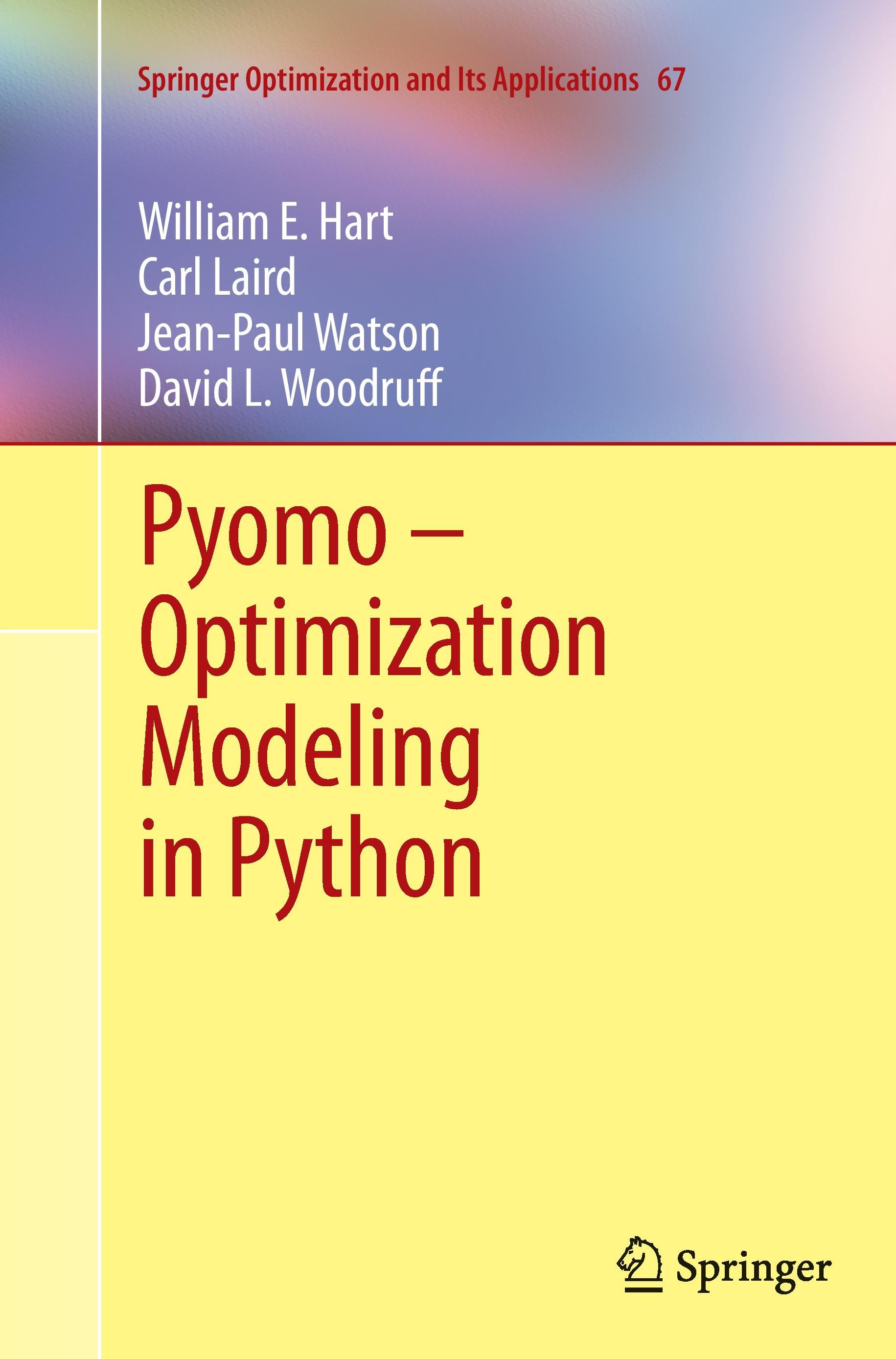 Pyomo ¿ Optimization Modeling in Python