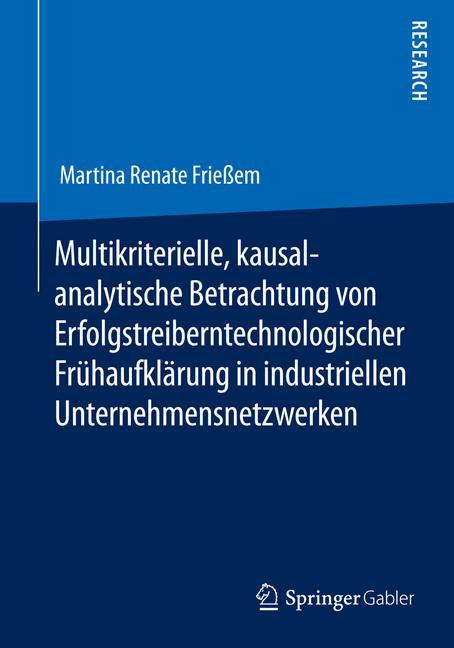 Multikriterielle, kausalanalytische Betrachtung von Erfolgstreibern technologischer Frühaufklärung in industriellen Unternehmensnetzwerken