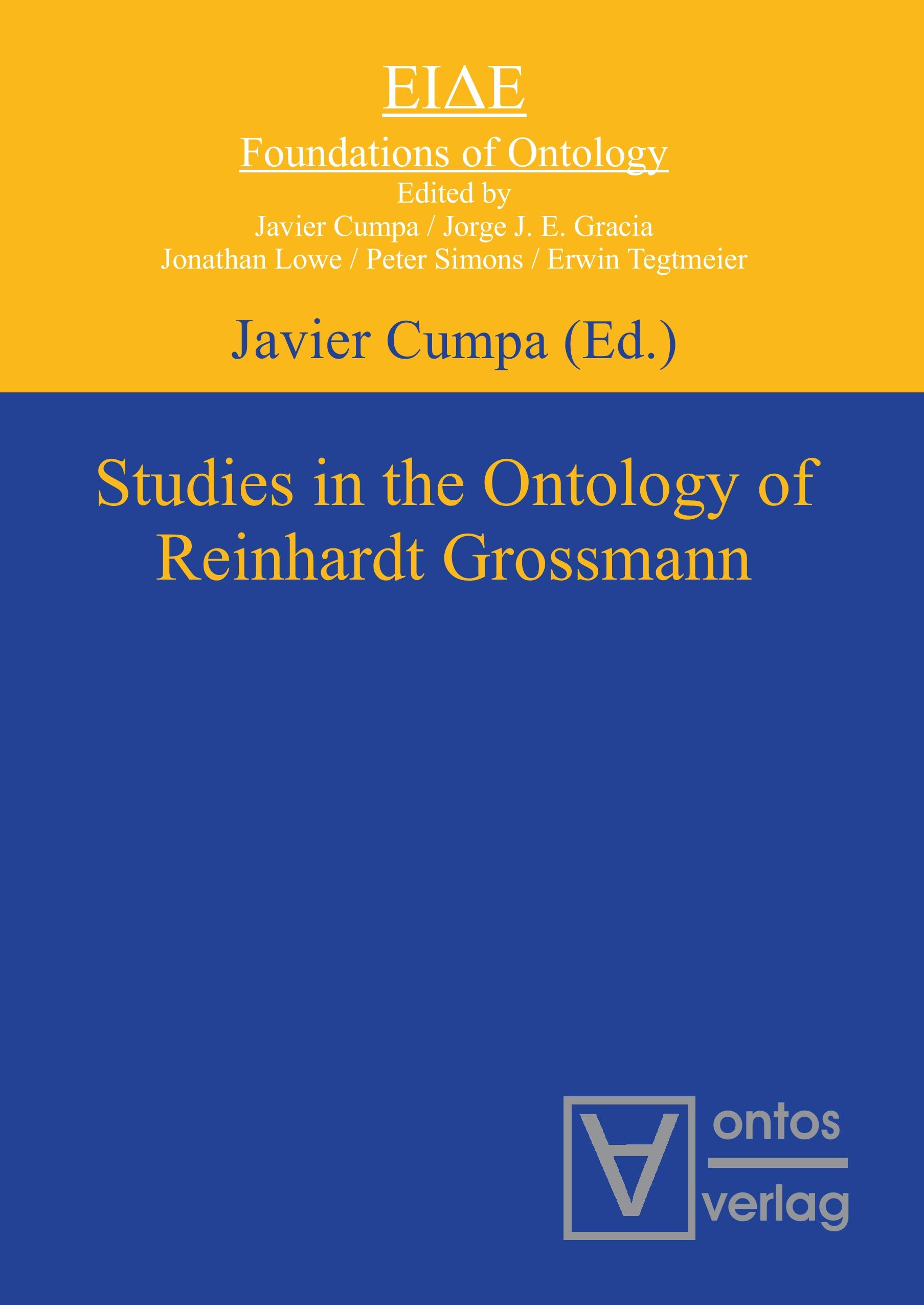 Studies in the Ontology of Reinhardt Grossmann