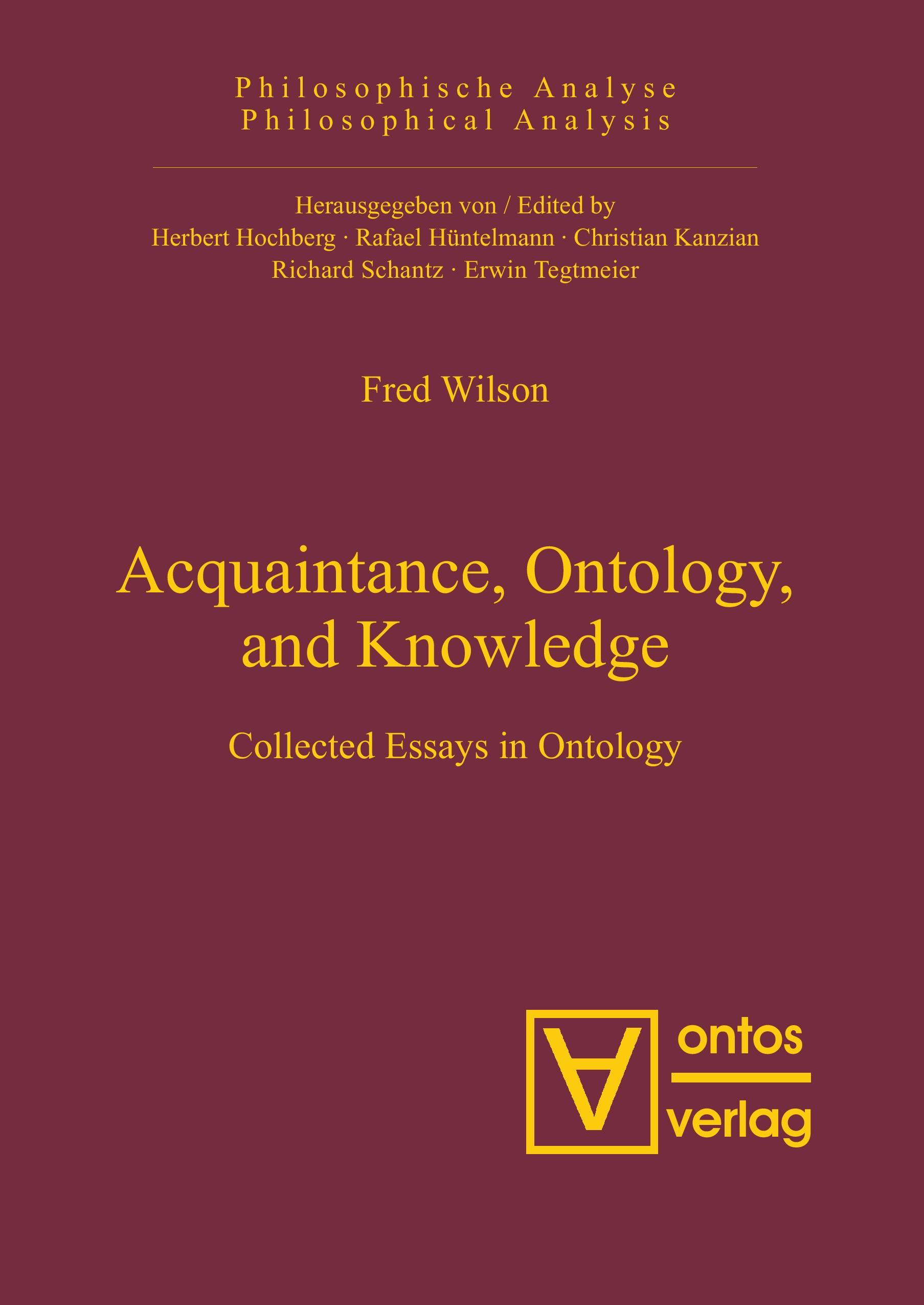 Acquaintance, Ontology, and Knowledge