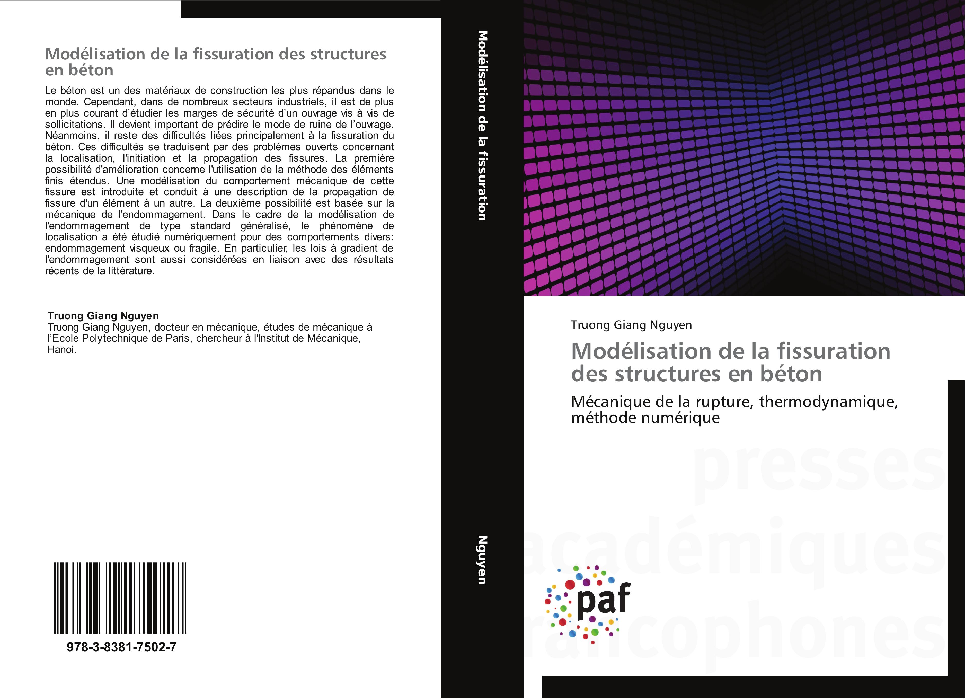 Modélisation de la fissuration des structures en béton