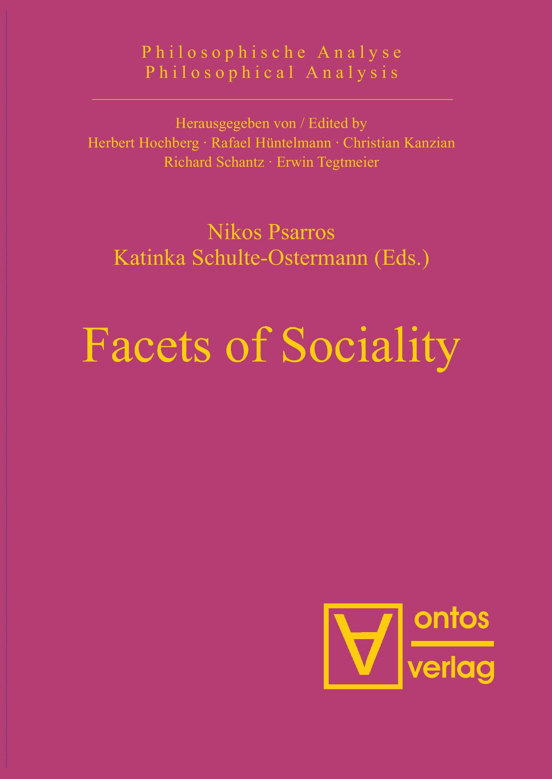 Facets of Sociality