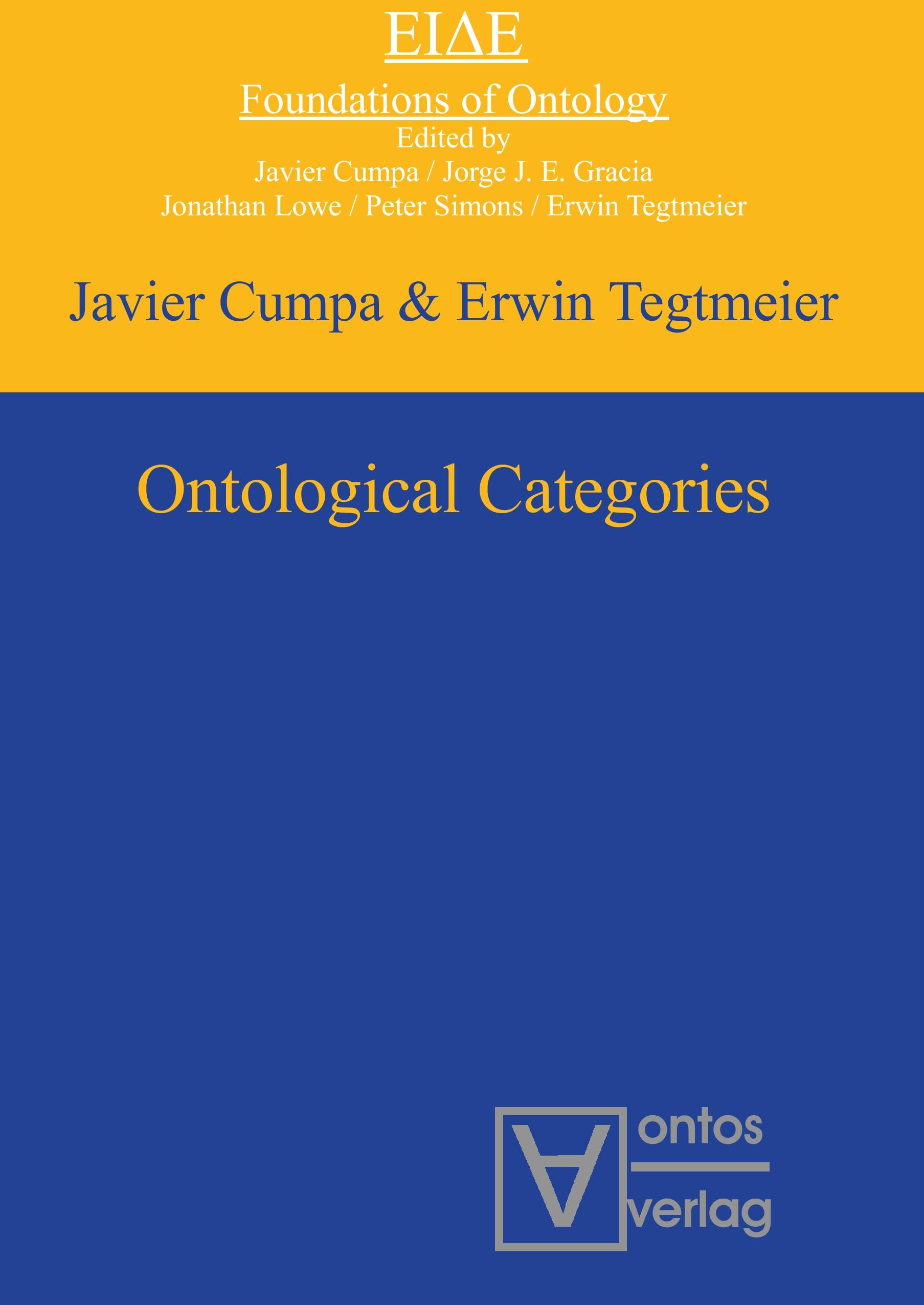 Ontological Categories