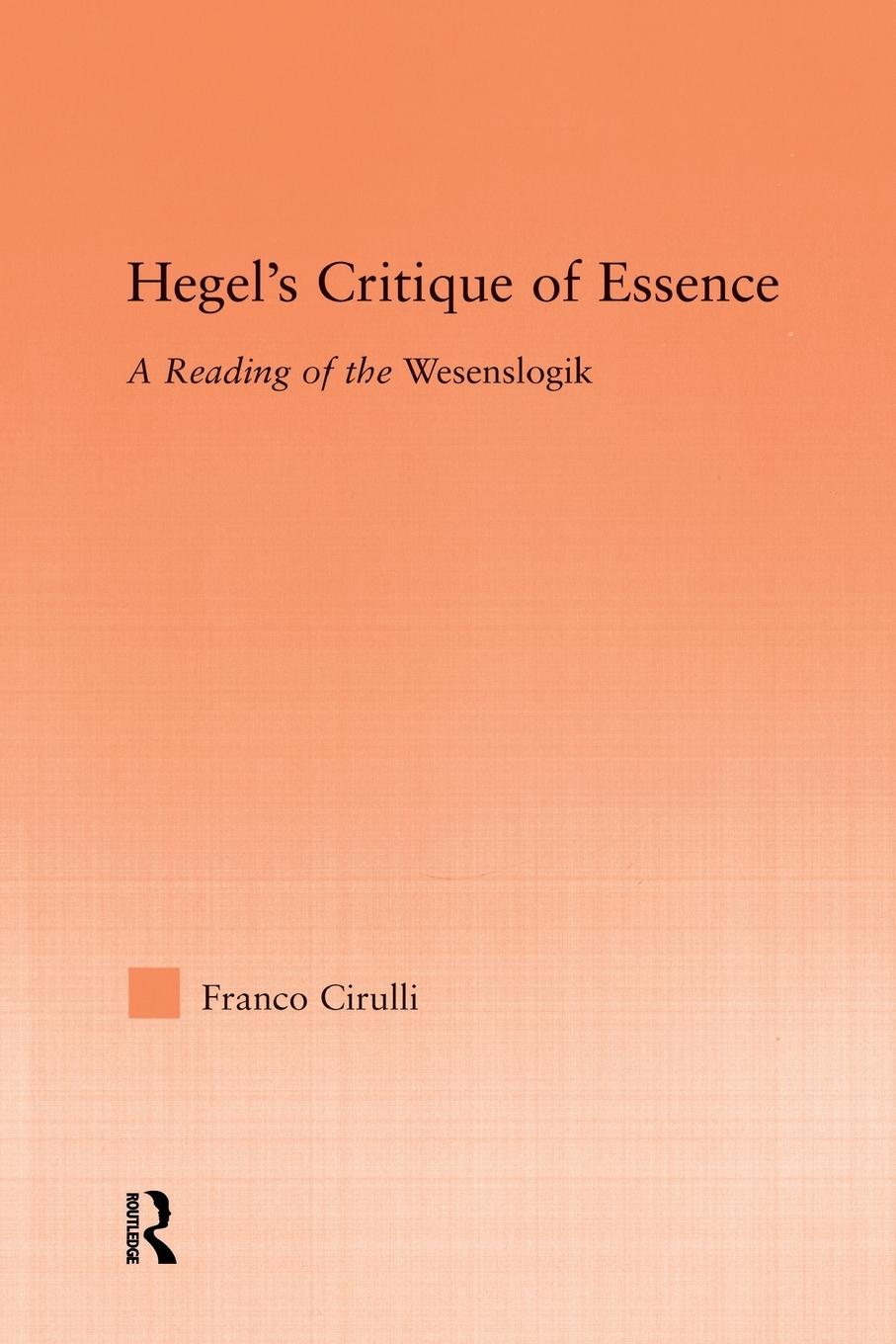 Hegel's Critique of Essence