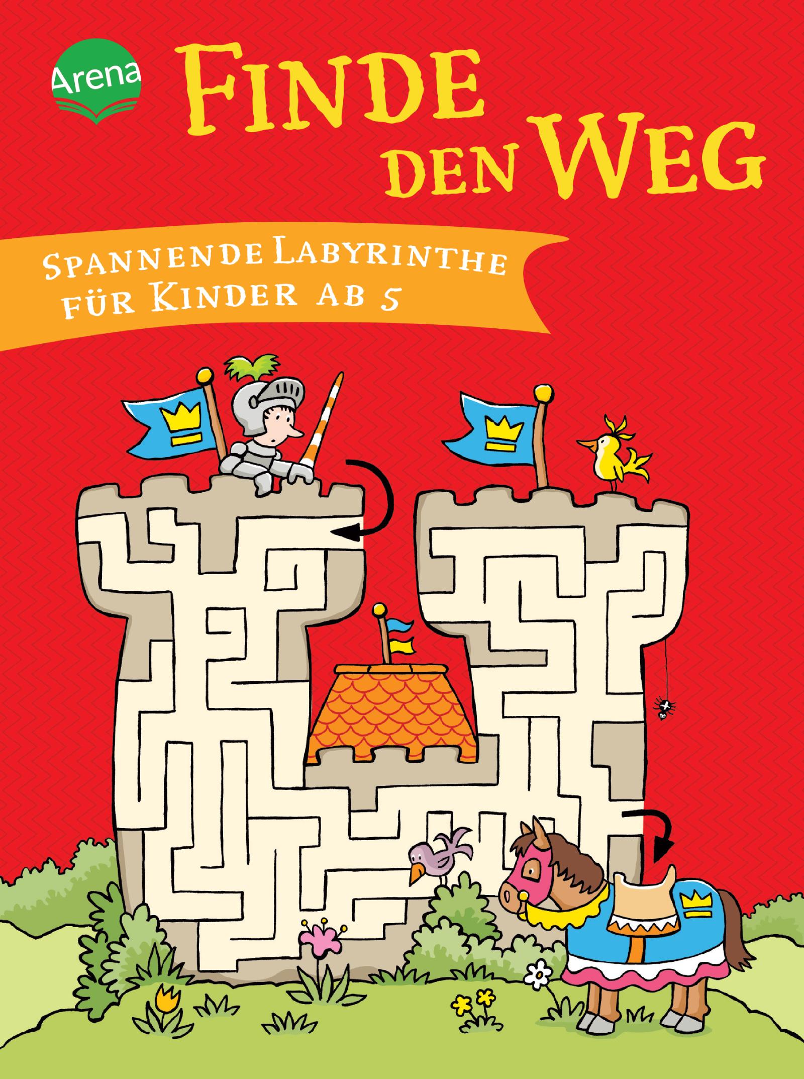 Finde den Weg. Spannende Labyrinthe für Kinder ab 5