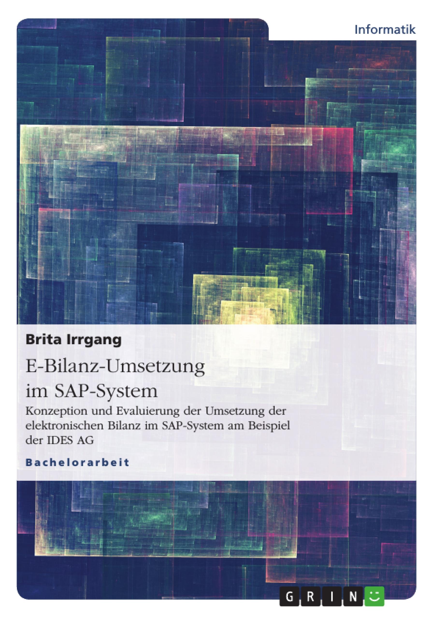 E-Bilanz-Umsetzung im SAP-System