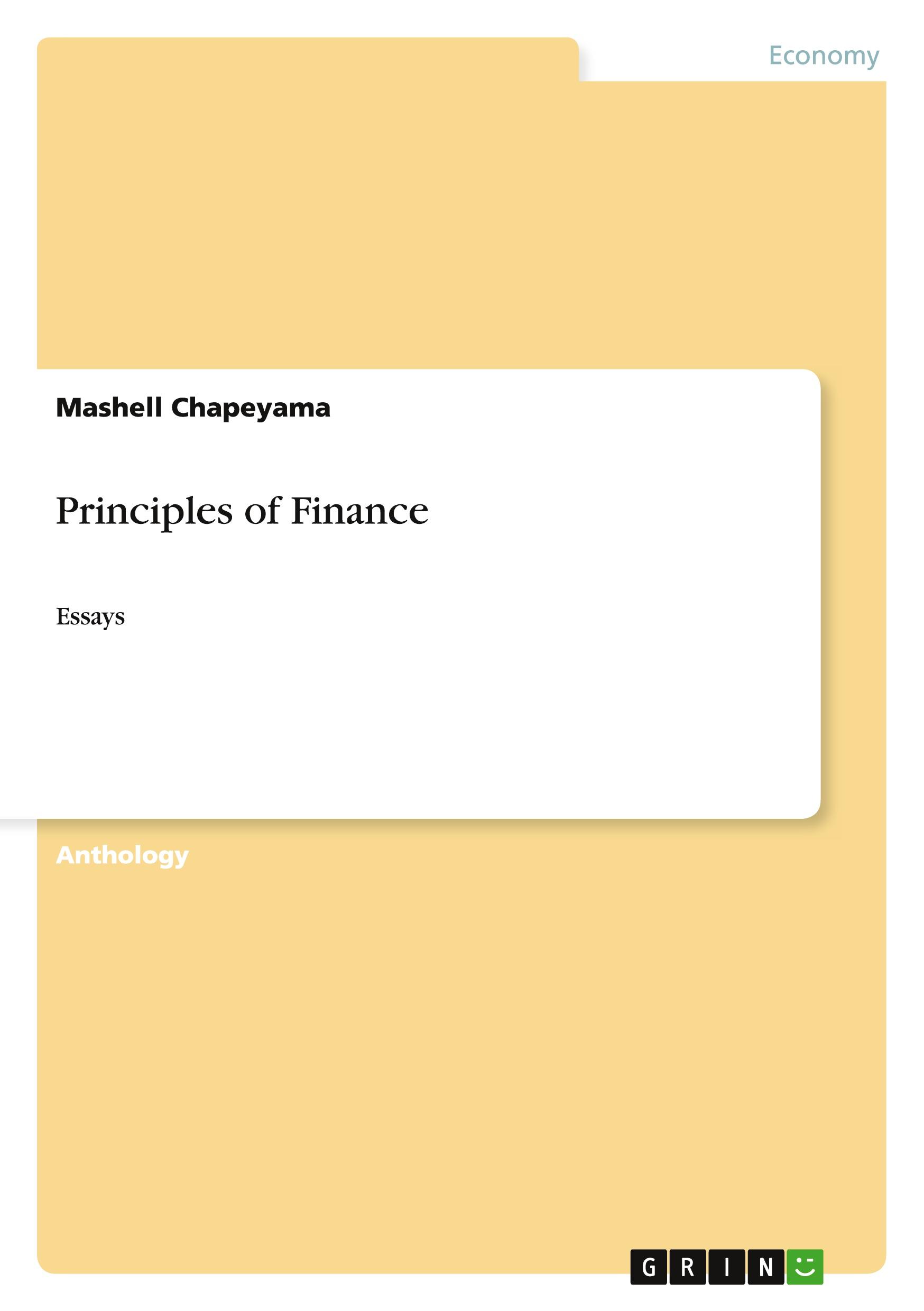 Principles of Finance