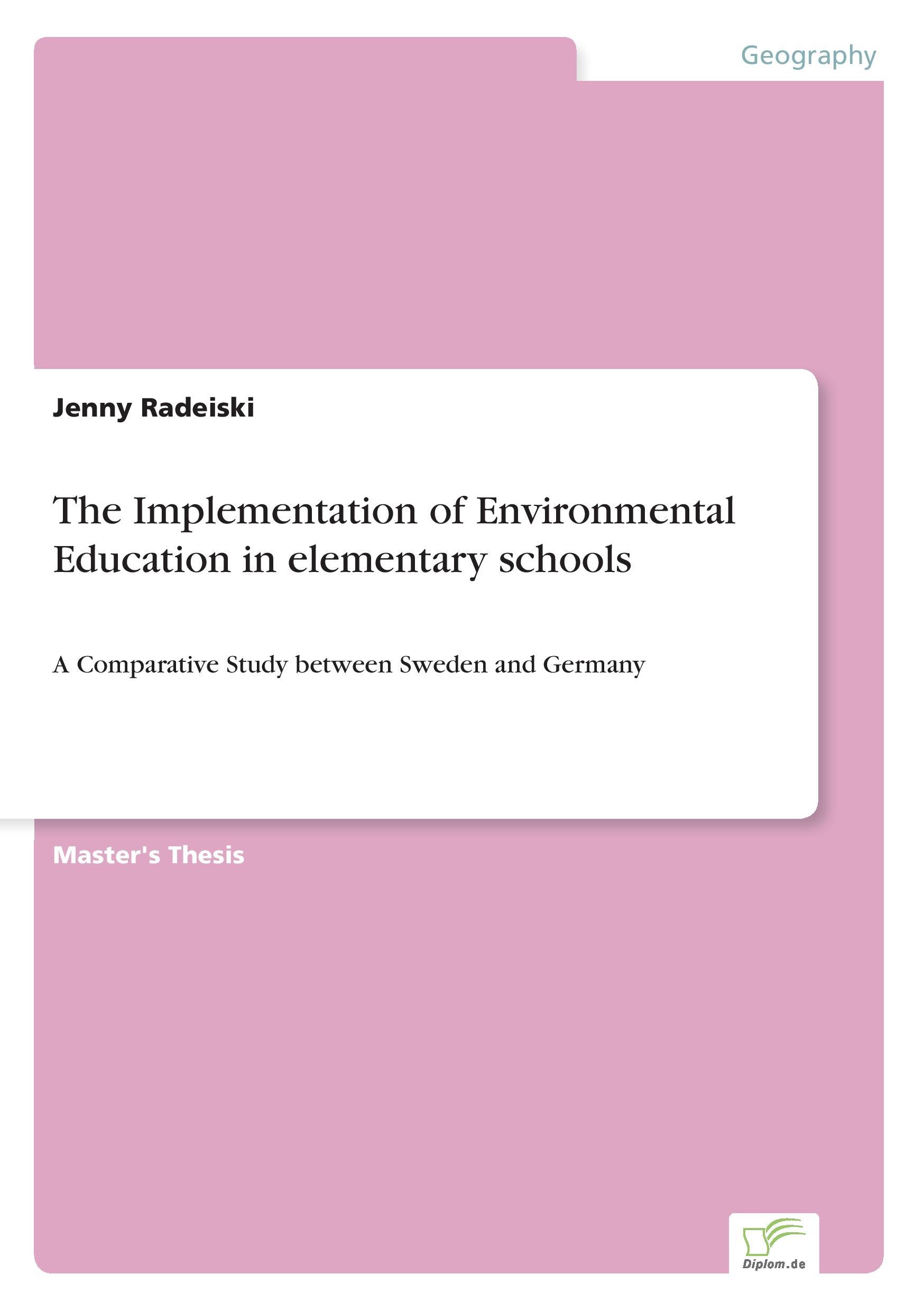 The Implementation of Environmental Education in elementary schools