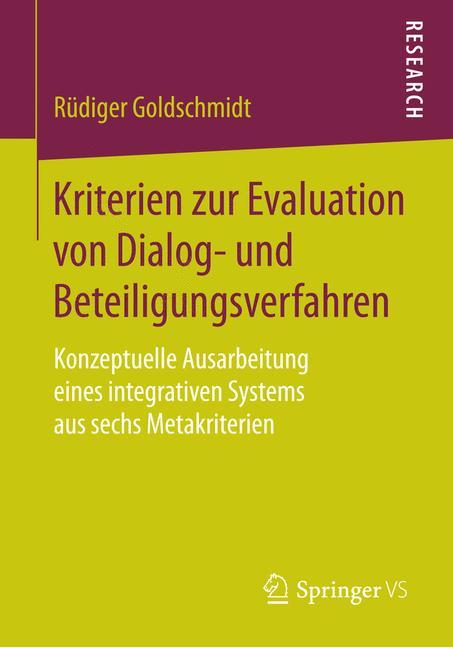 Kriterien zur Evaluation von Dialog- und Beteiligungsverfahren