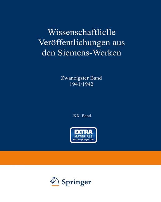 Wissenschaftliche Veröffentlichungen aus den Siemens-Werken