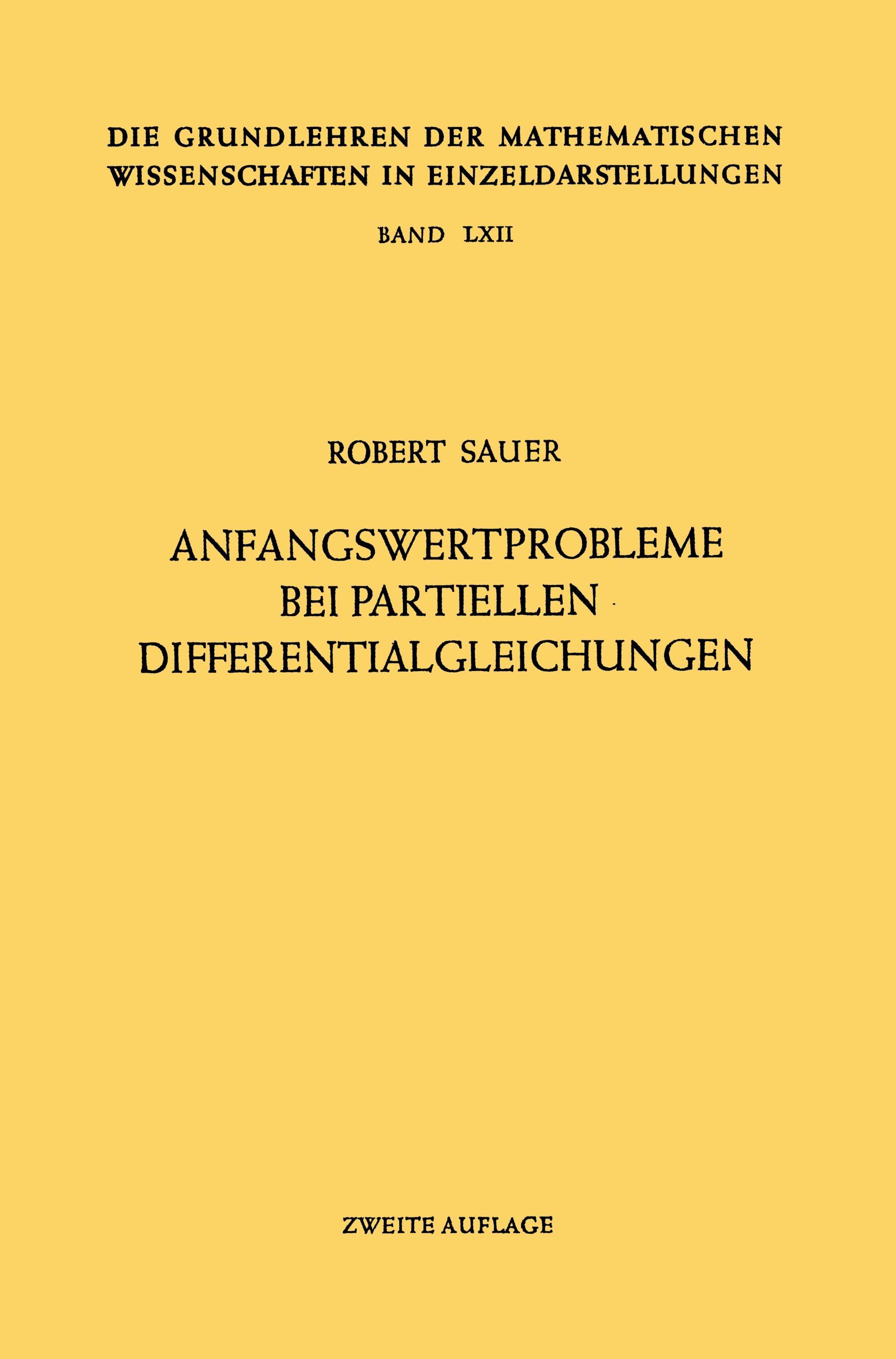 Anfangswertprobleme bei Partiellen Differentialgleichungen