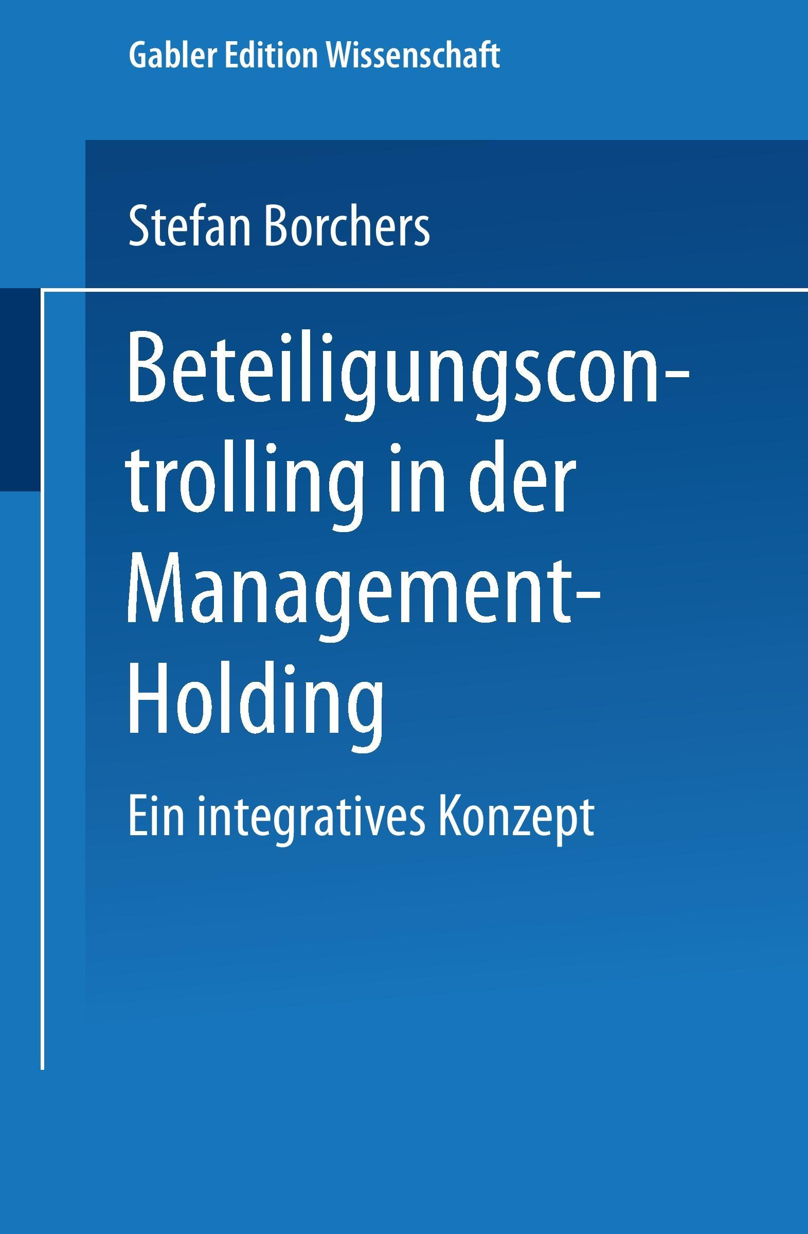 Beteiligungscontrolling in der Management-Holding