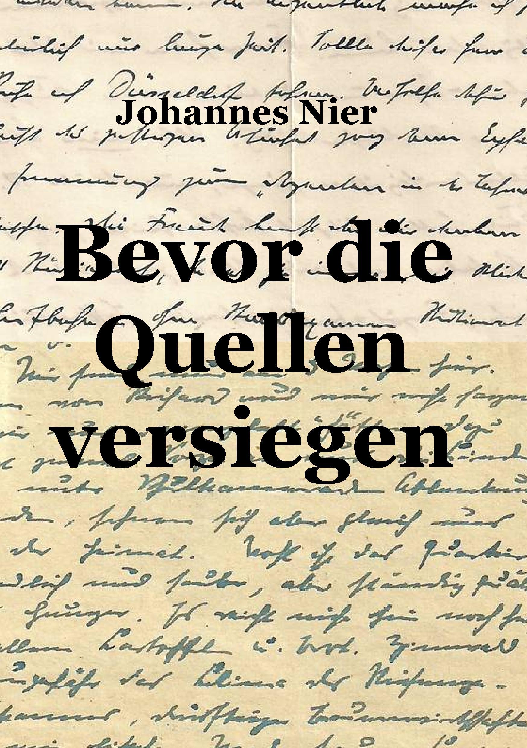 Bevor die Quellen versiegen