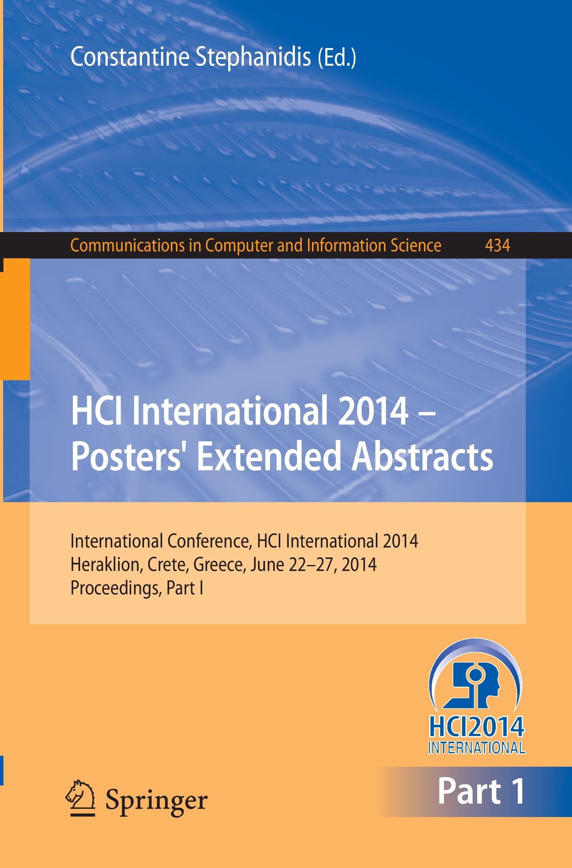 HCI International 2014 - Posters' Extended Abstracts