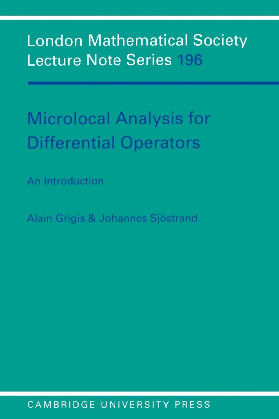 Microlocal Analysis for Differential Operators