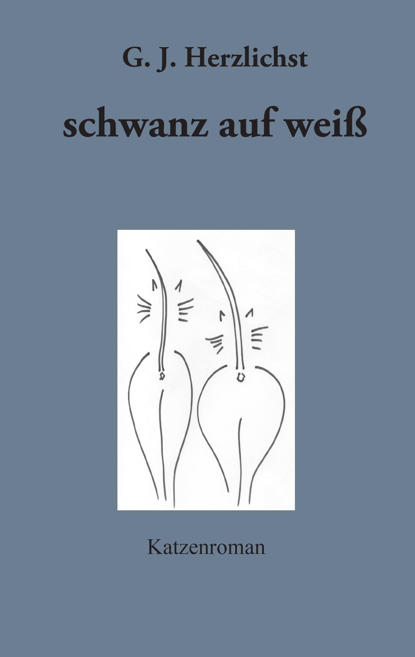 Schwanz auf weiß