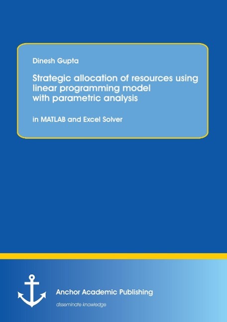 Strategic allocation of resources using linear programming model with parametric analysis: in MATLAB and Excel Solver