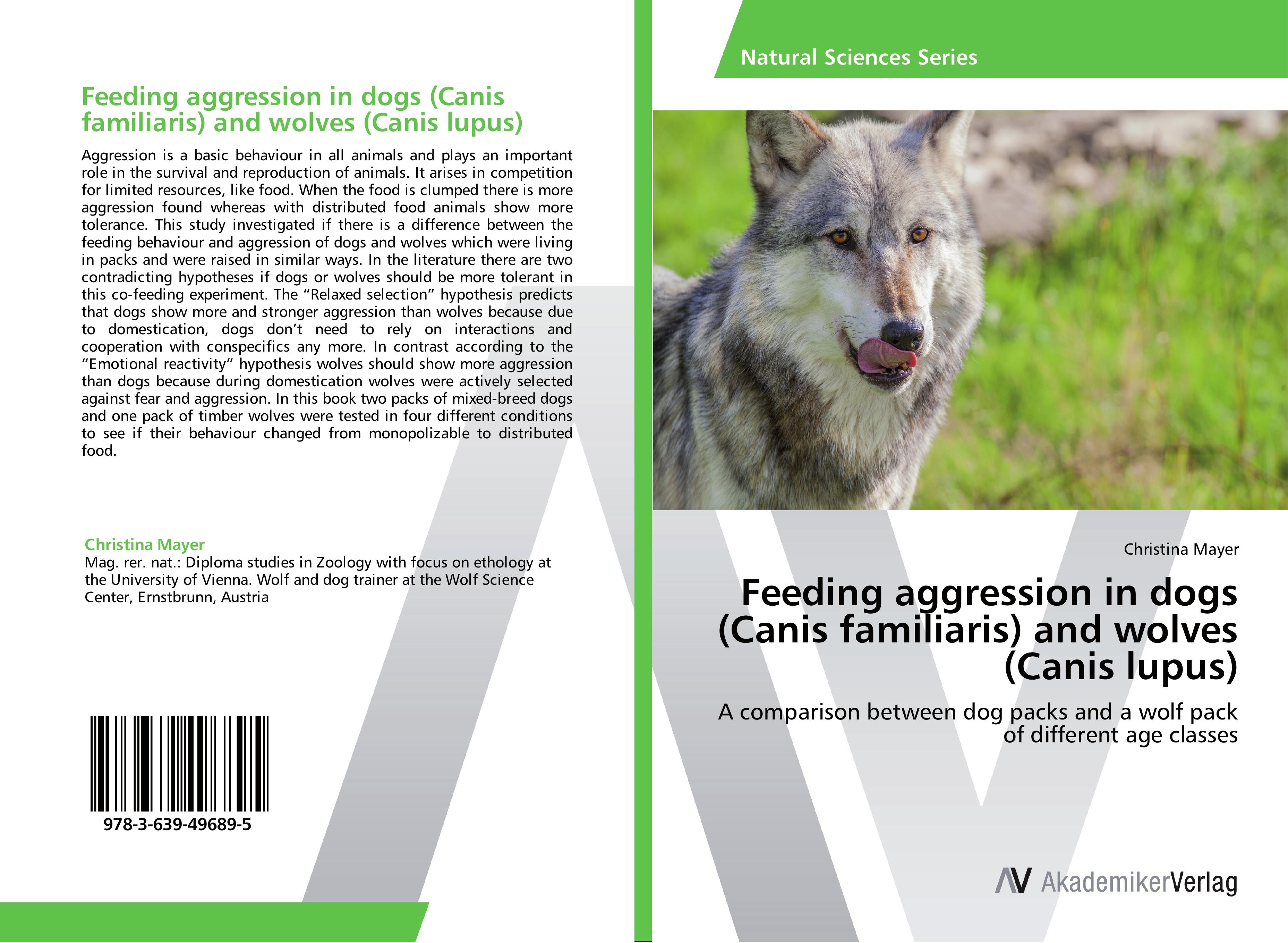 Feeding aggression in dogs (Canis familiaris) and wolves (Canis lupus)