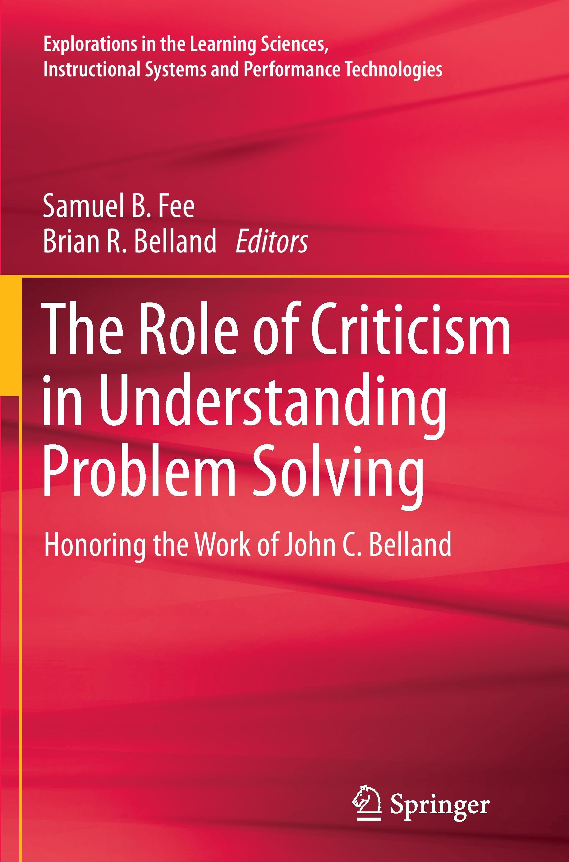 The Role of Criticism in Understanding Problem Solving