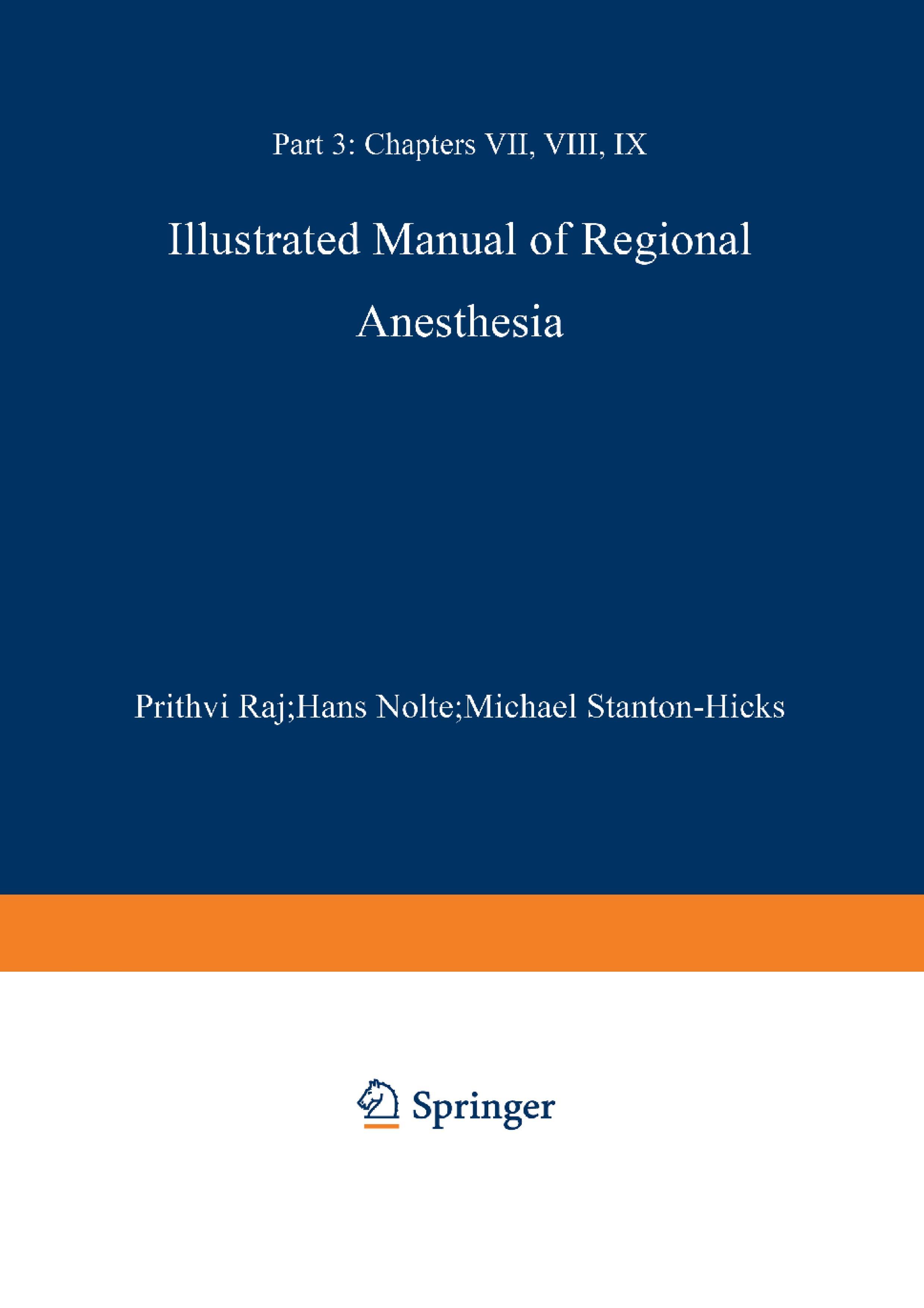 Illustrated Manual of Regional Anesthesia