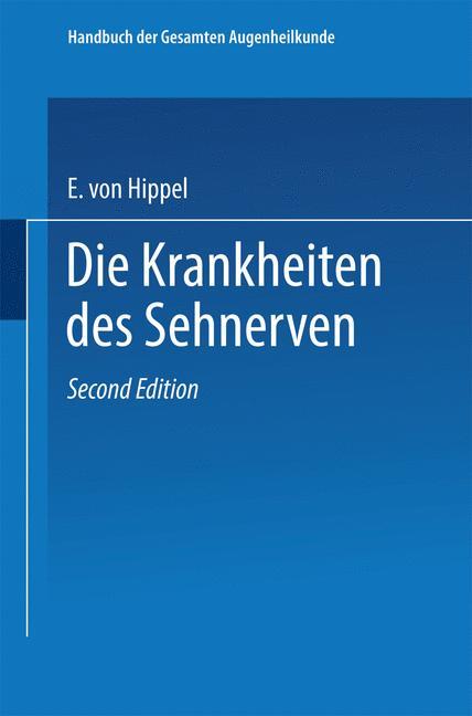 Handbuch der Gesamten Augenheilkunde