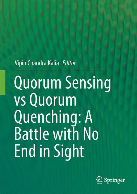 Quorum Sensing vs Quorum Quenching: A Battle with No End in Sight