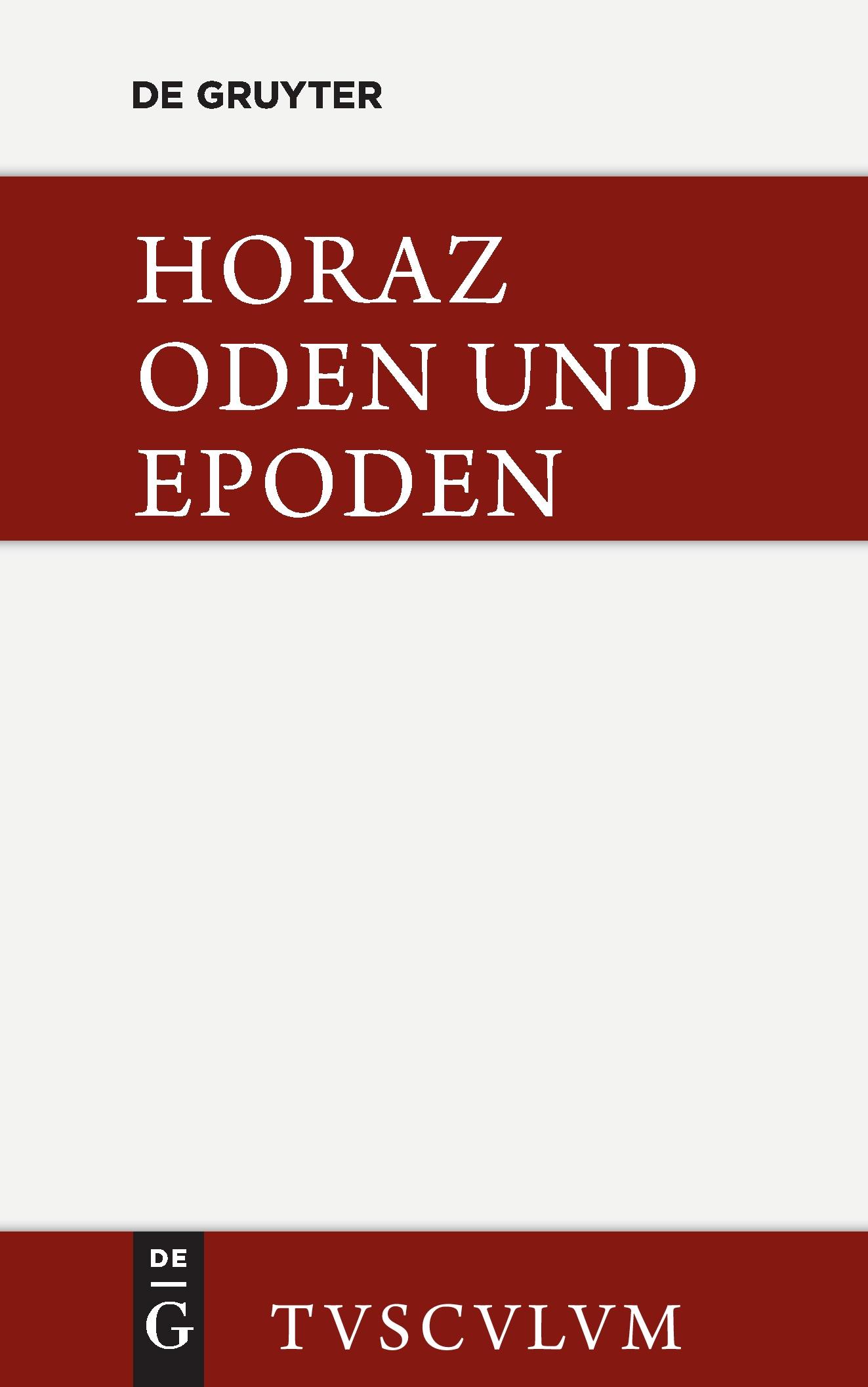 Carmina / Oden und Epoden. Nach Theodor Kayser und F. O. von Nordenflycht