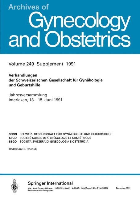 Verhandlungen der Schweizerischen Gesellschaft für Gynäkologie und Geburtshilfe