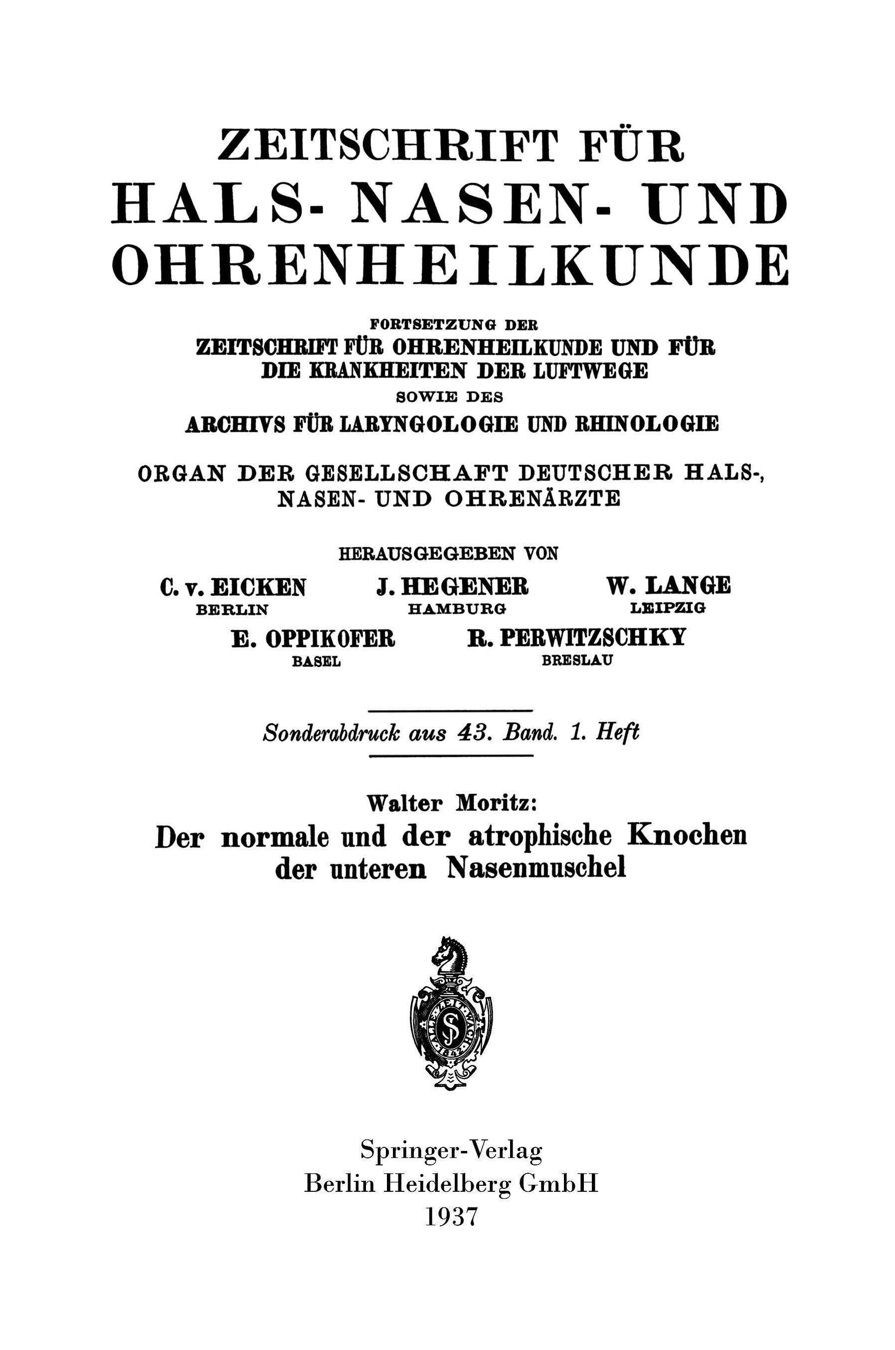 Der normale und der atrophische Knochen der unteren Nasenmuschel