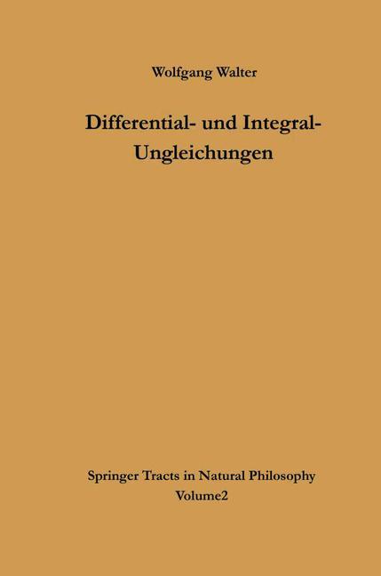 Differential- und Integral-Ungleichungen