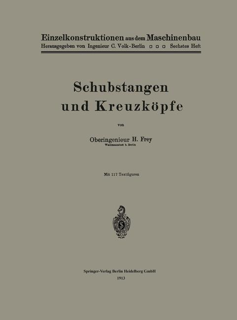 Schubstangen und Kreuzköpfe