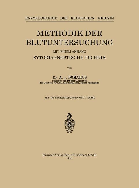 Methodik der Blutuntersuchung