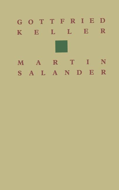 Gottfried Keller Martin Salander