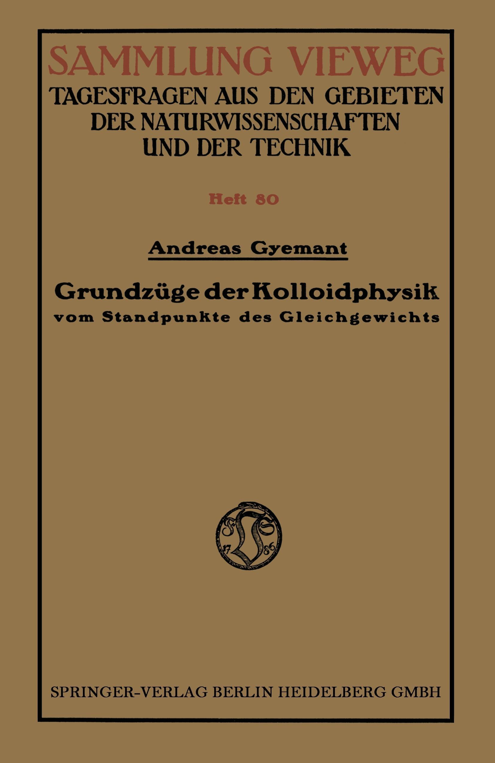 Grundzüge der Kolloidphysik