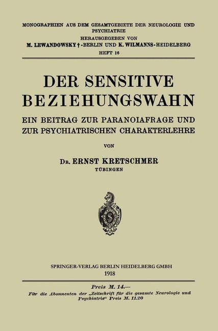 Der Sensitive Beziehungswahn