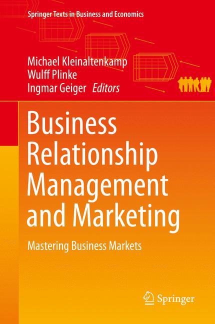 Business Relationship Management and Marketing