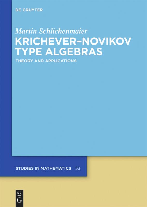 Krichever¿Novikov Type Algebras