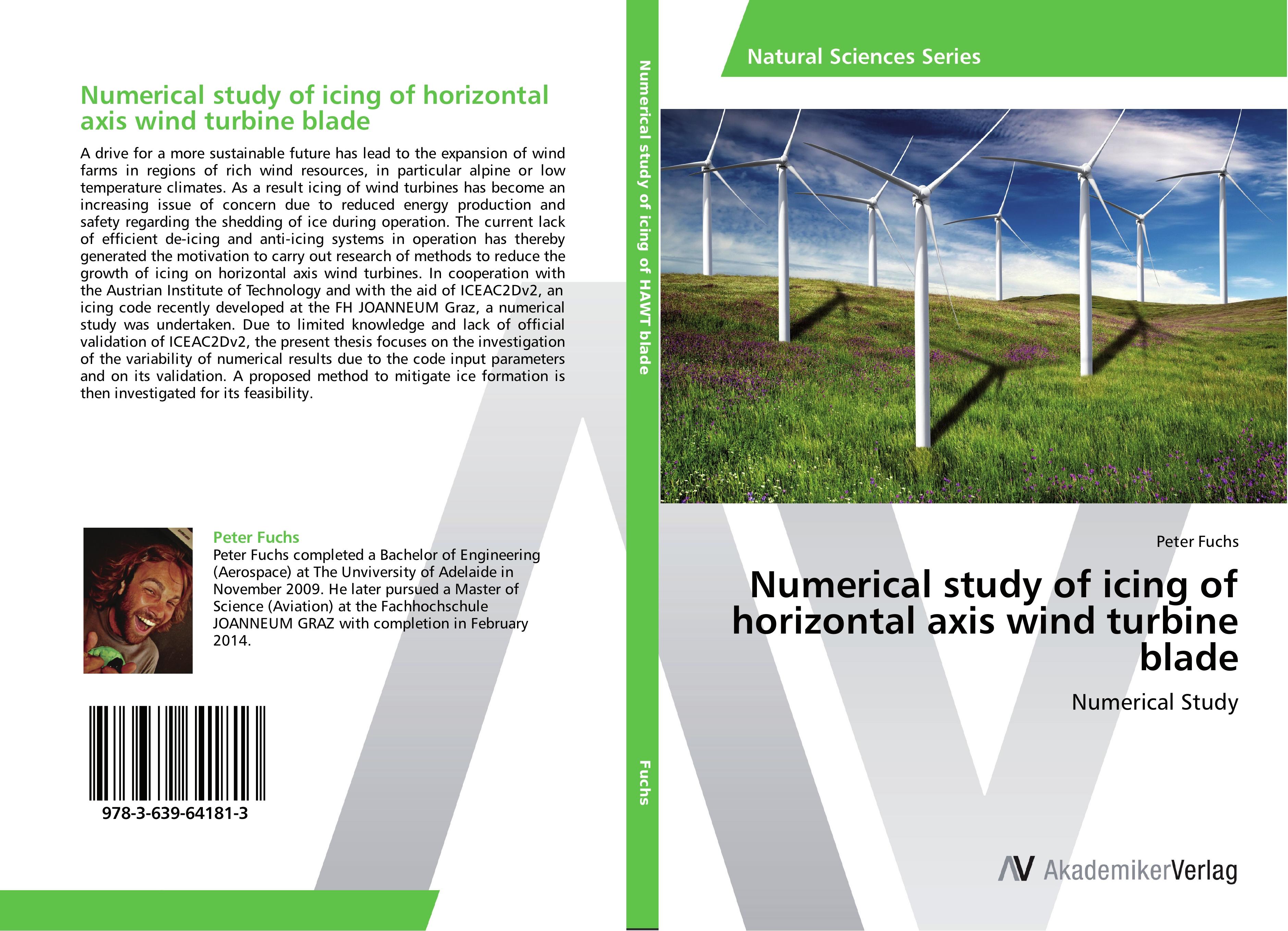 Numerical study of icing of horizontal axis wind turbine blade