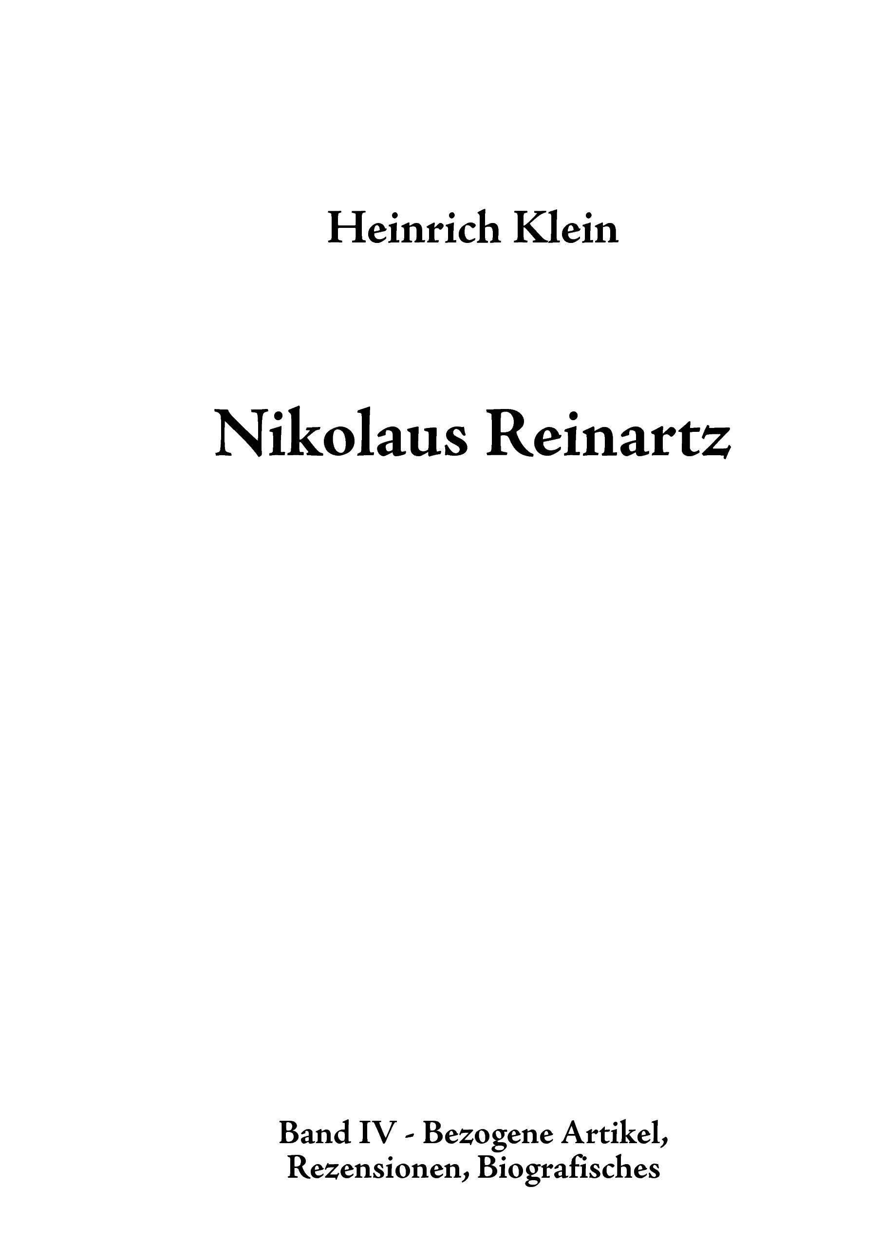 Nikolaus Reinartz