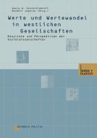 Werte und Wertewandel in westlichen Gesellschaften