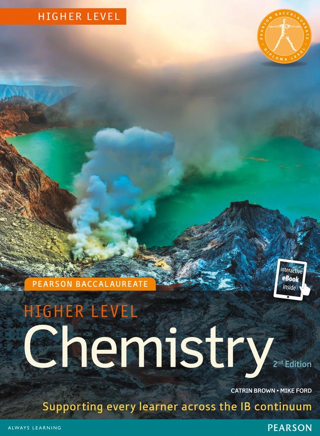 Pearson Baccalaureate Chemistry Higher Level 2nd edition print and online edition for the IB Diploma