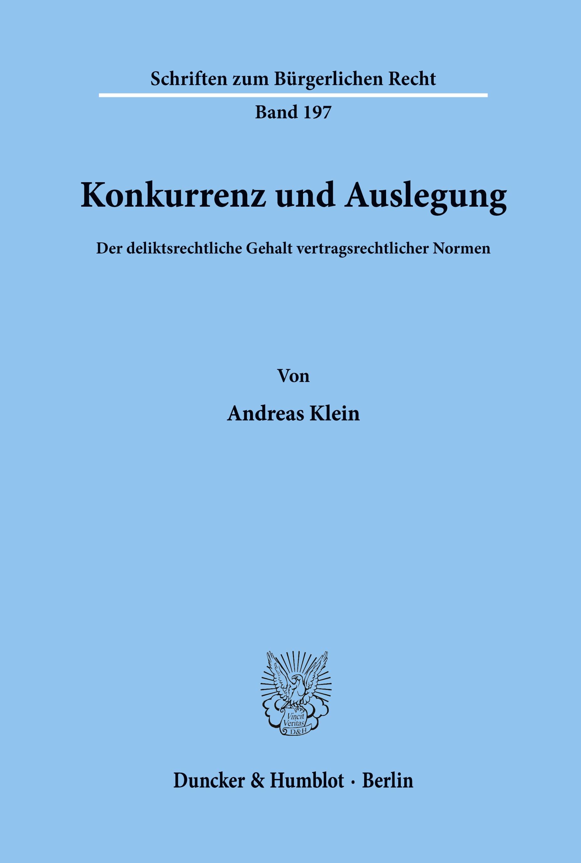 Konkurrenz und Auslegung.