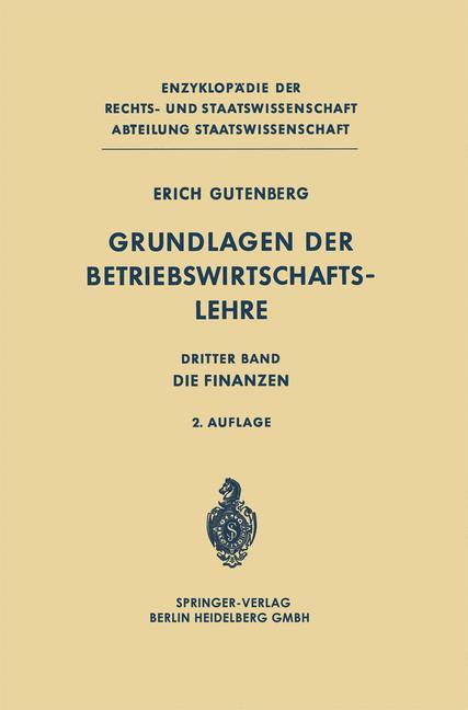 Grundlagen der Betriebswirtschaftslehre