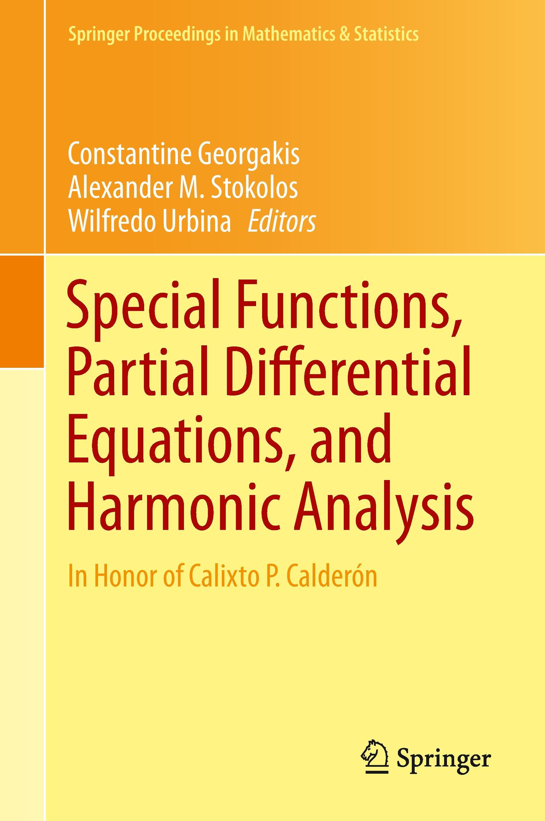 Special Functions, Partial Differential Equations, and Harmonic Analysis