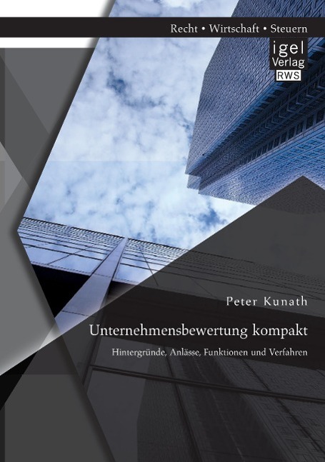 Unternehmensbewertung kompakt: Hintergründe, Anlässe, Funktionen und Verfahren