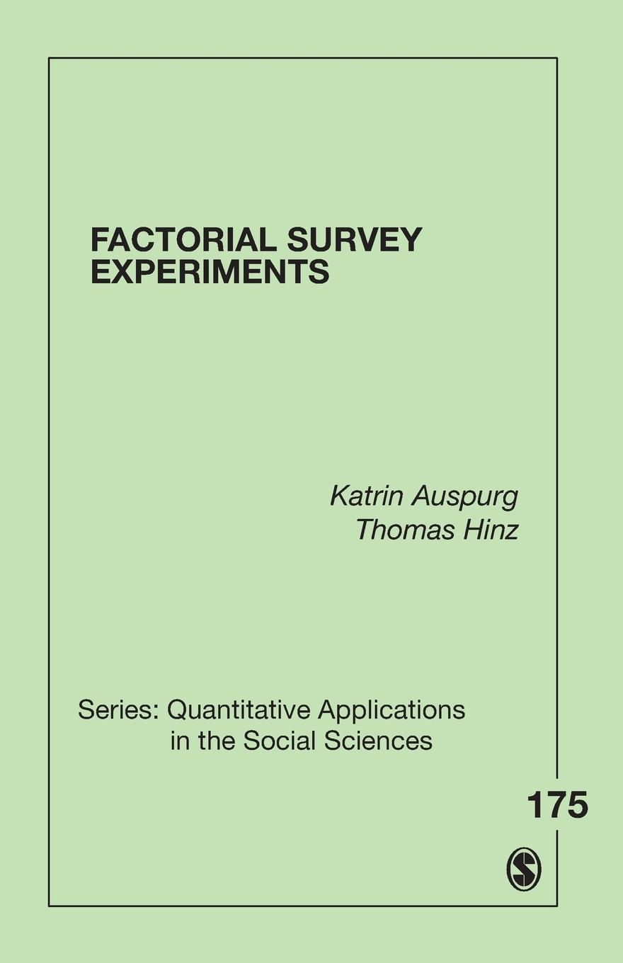 Factorial Survey Experiments