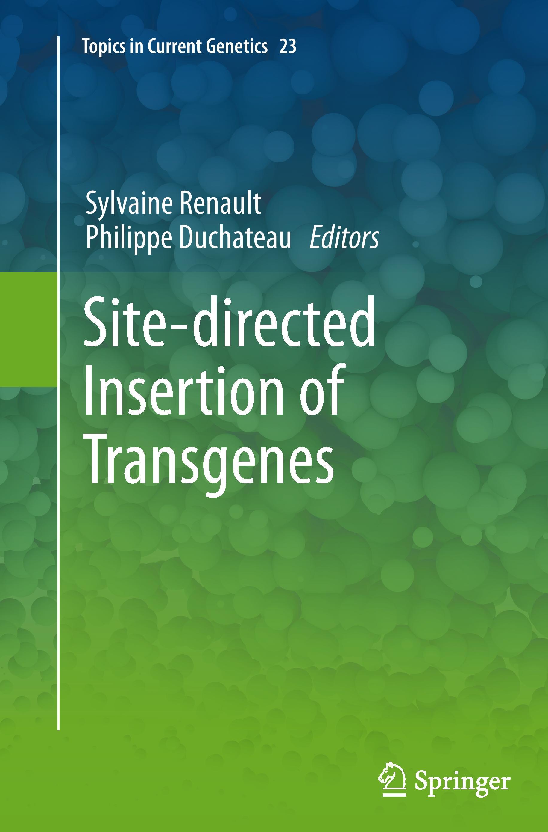 Site-directed insertion of transgenes