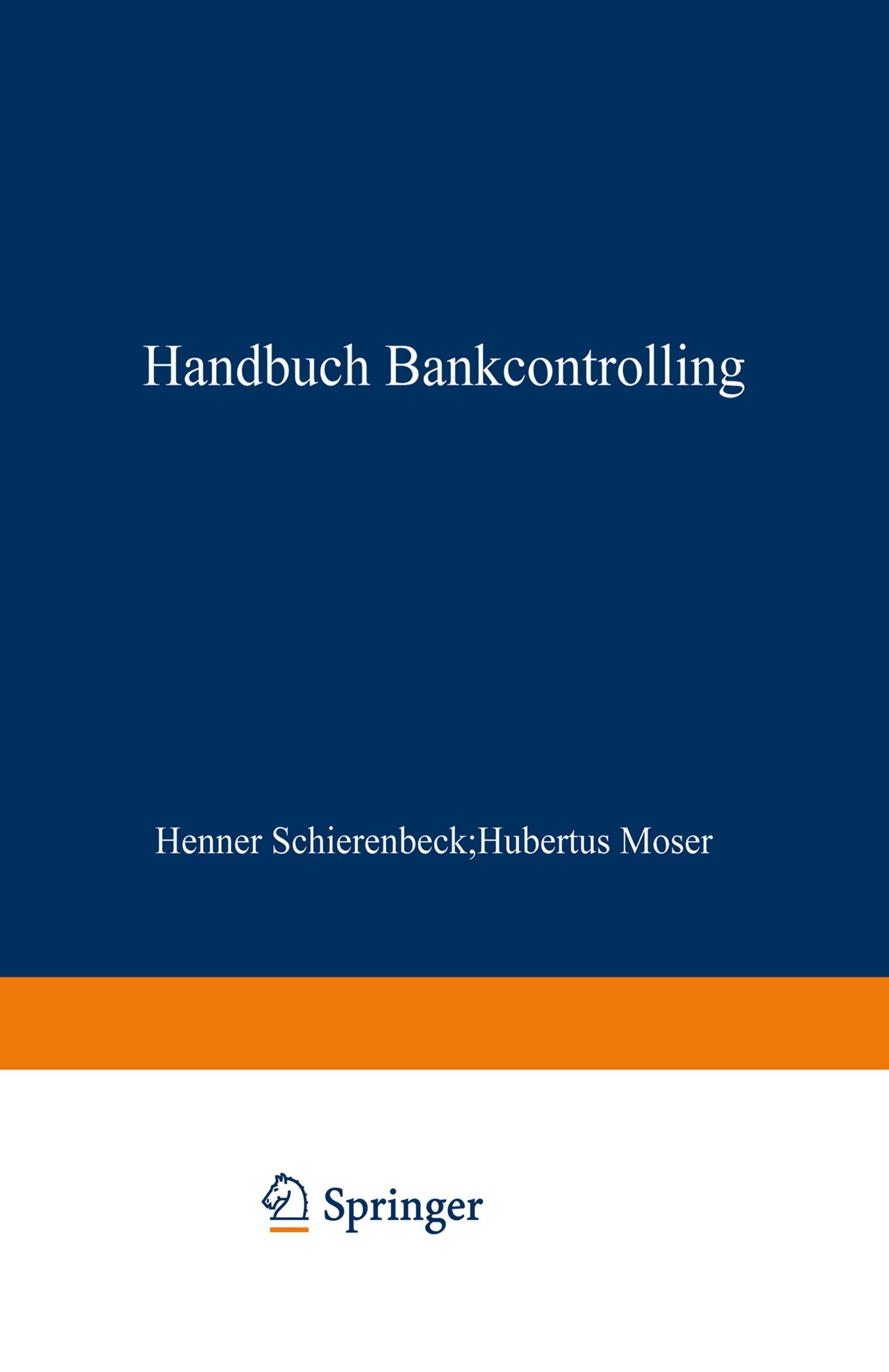 Handbuch Bankcontrolling