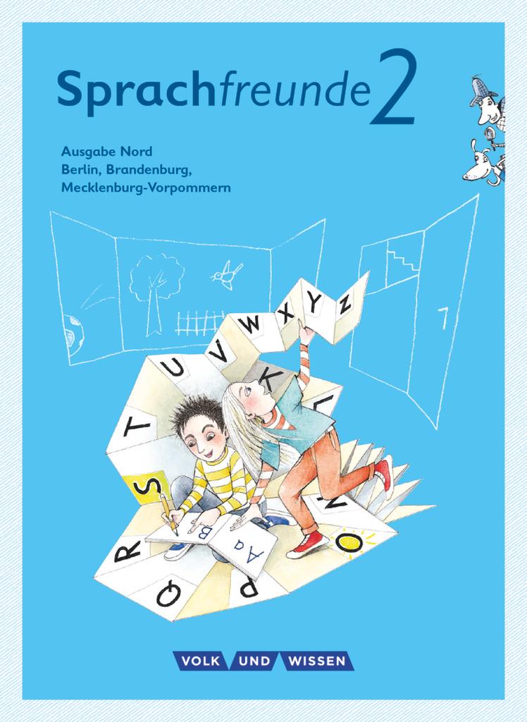 Sprachfreunde 2. Schuljahr.  Sprachbuch mit Grammatiktafel und Lernentwicklungsheft. Ausgabe Nord