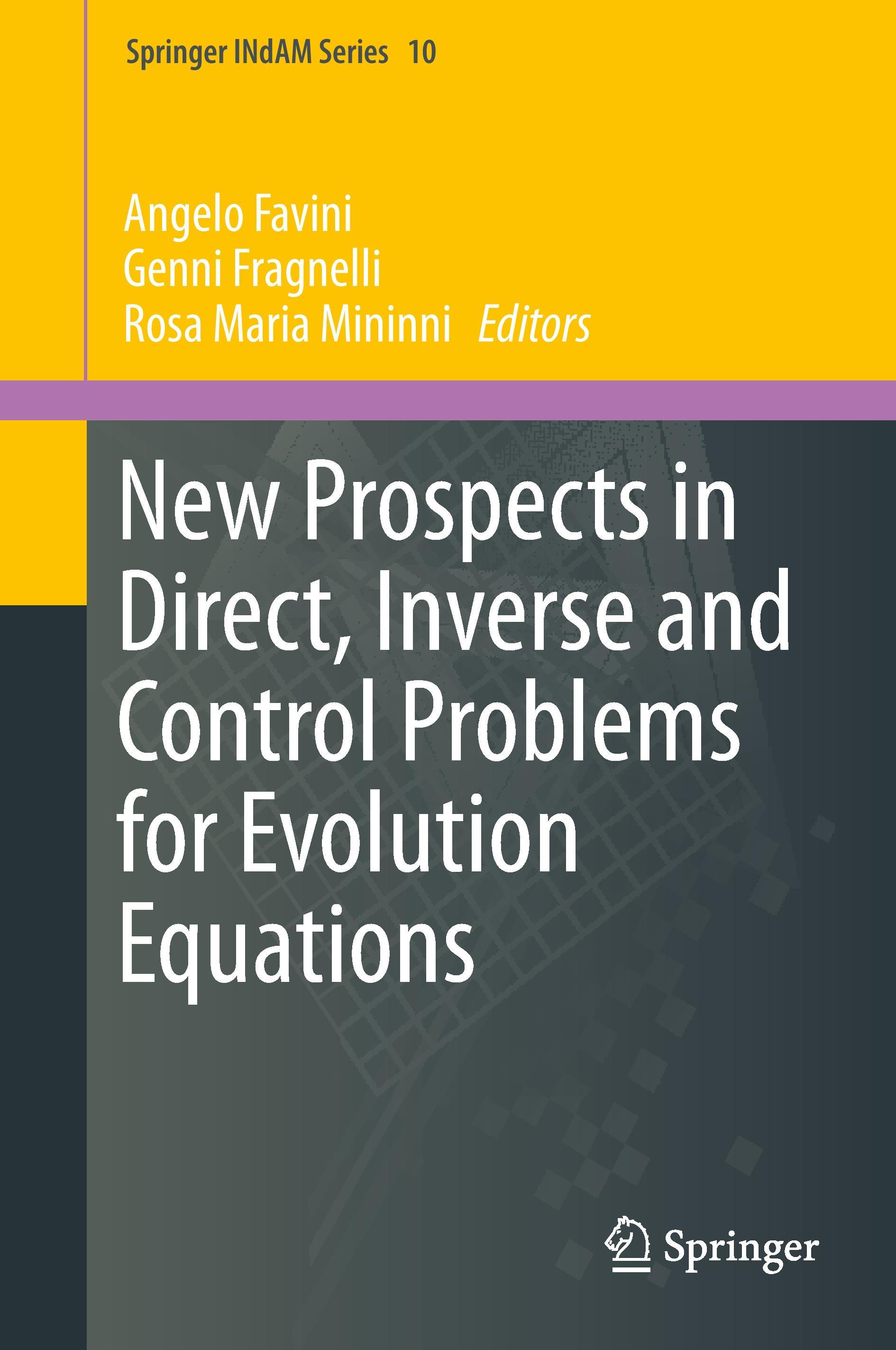 New Prospects in Direct, Inverse and Control Problems for Evolution Equations